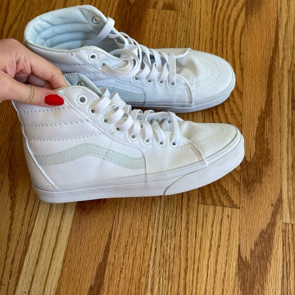 White high top Vans - Picture 5 of 7
